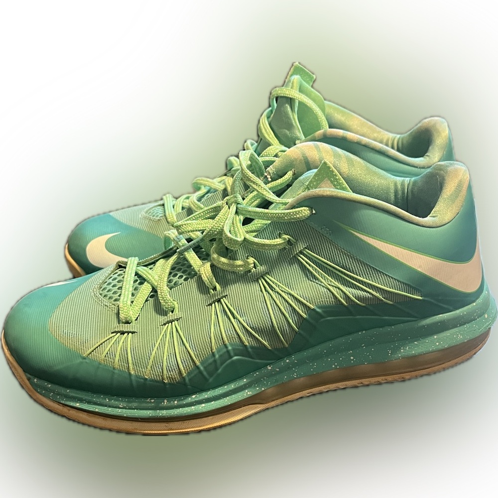 Nike LeBron X Low “Easter” – Teal/Green – Men’s Size 11.5